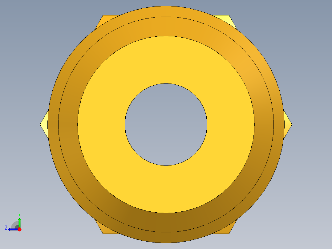 扩口式工业通用硬管接头Flare To Solder 43F-6-10右视图