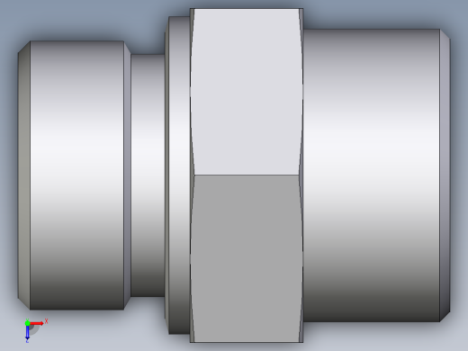 卡套式工业通用硬管接头EO_Male_Stud_connector_GE25SM71X俯视缩略图