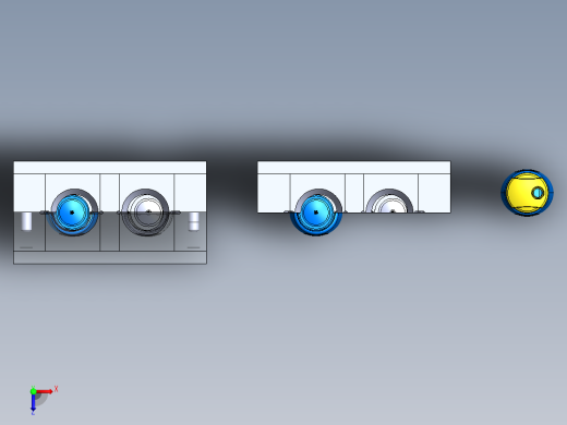 瓶子模具俯视缩略图