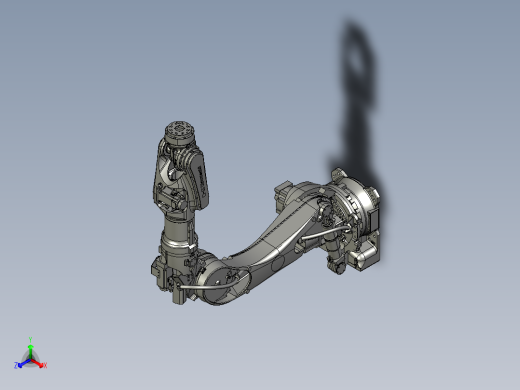 川崎BX200L六轴工业机器人三维模型资料