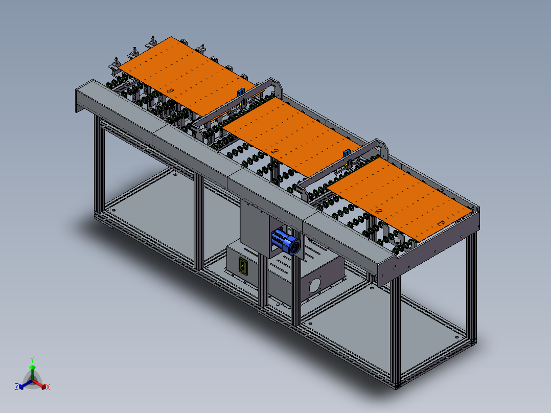 输送线正等轴测图