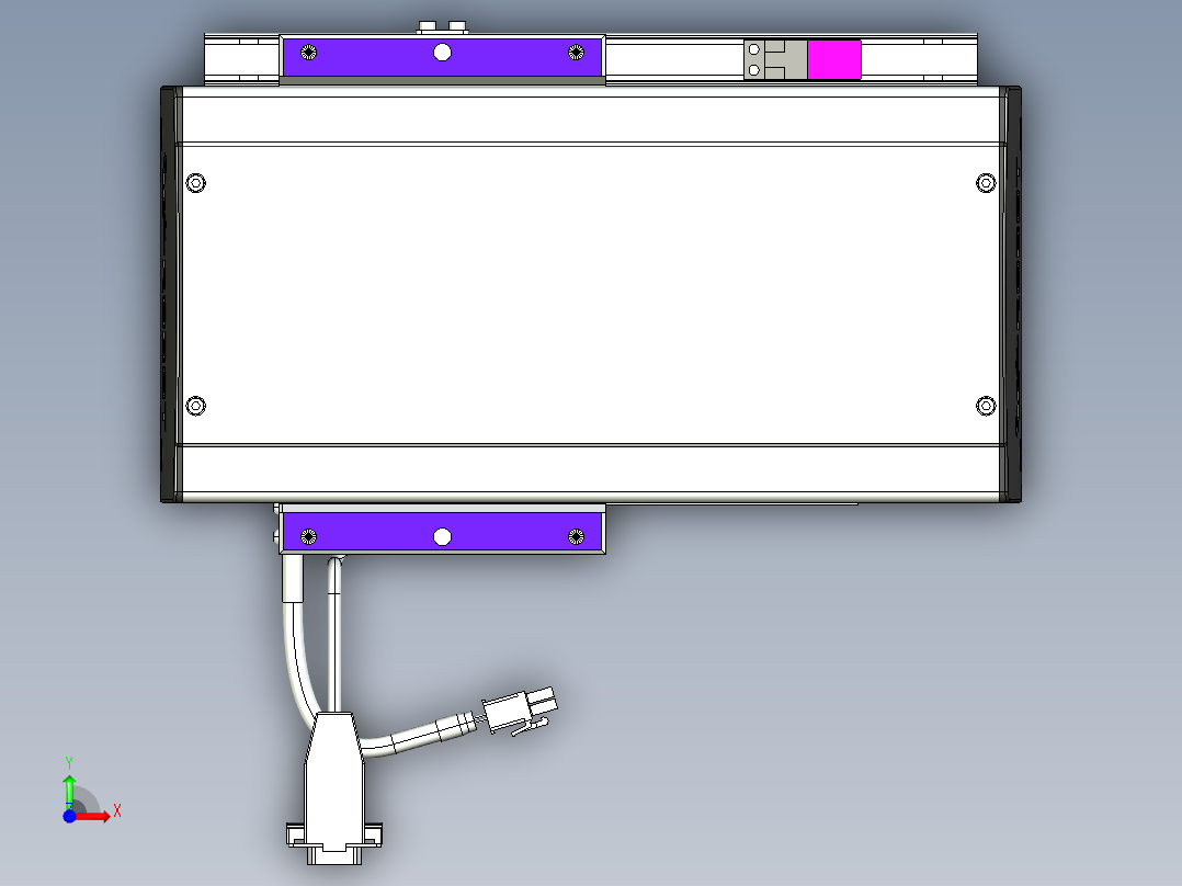 威洛博VL系列3d模型模组VL14S1Y-S100前视图