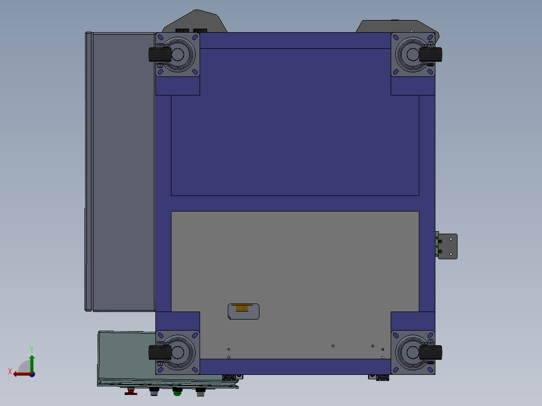 转台式装配焊机sw18后视图