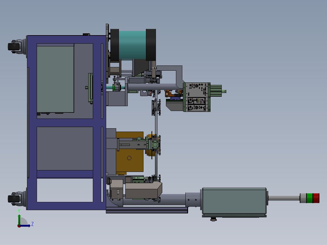 转台式装配焊机sw18左视图