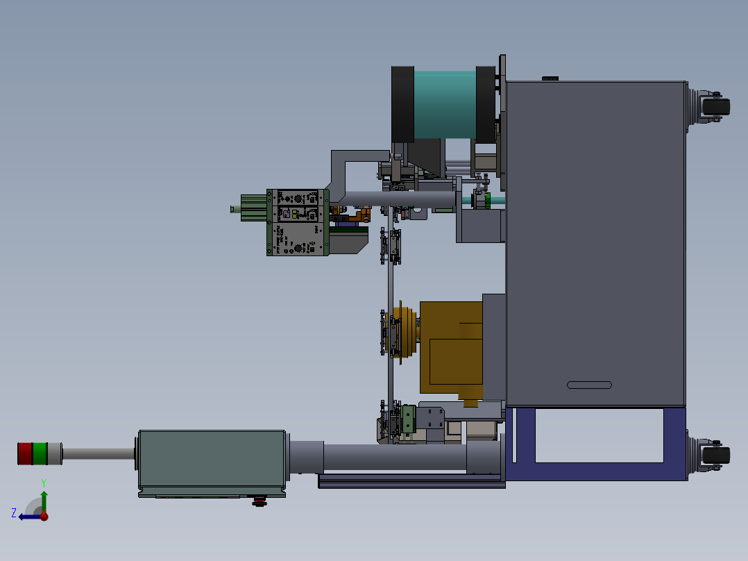 转台式装配焊机sw18右视图