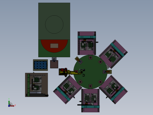 三相端子自动组装上料sw18可编辑前视缩略图