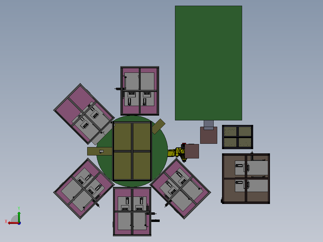 三相端子自动组装上料sw18可编辑后视图