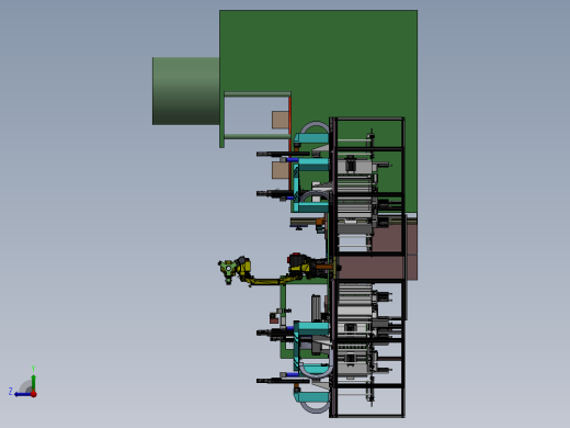 三相端子自动组装上料sw18可编辑右视缩略图