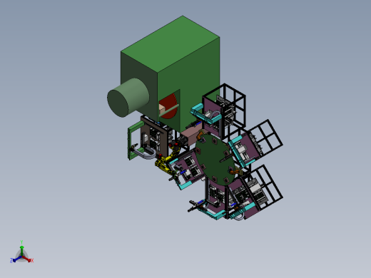 三相端子自动组装上料sw18可编辑正等轴测缩略图