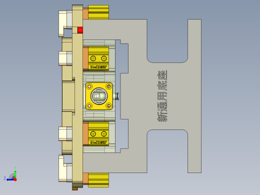 E1-A-笔记本CNC工装夹具三维模型CNC1铣内腔+墙高验证治具-210222右视缩略图