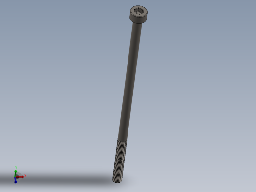 Screw_DIN_912_M3x70_A2.SLDPRT公制内六角螺钉
