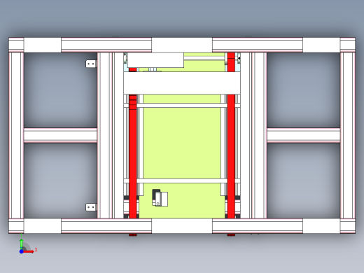 小型双层倍速输送线设计前视缩略图