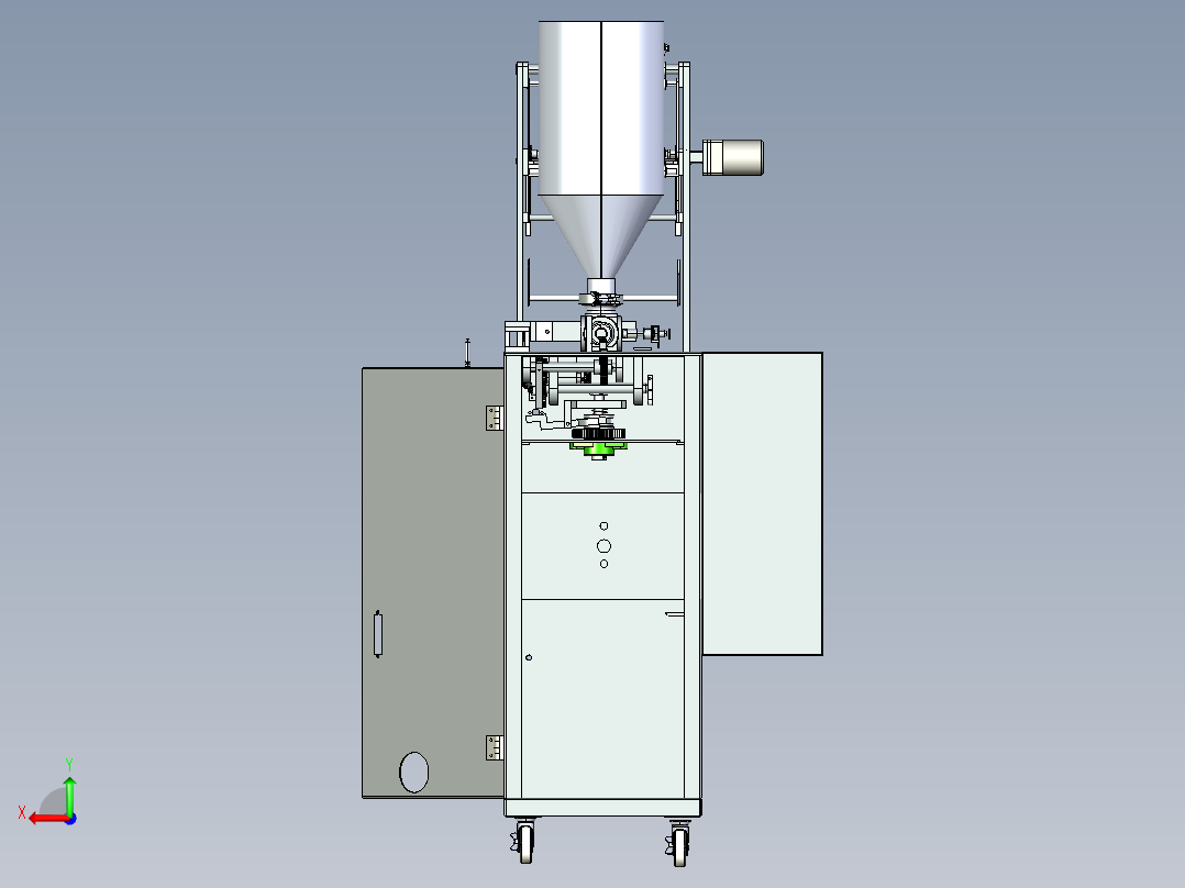 B3003419-包装机装袋机后视图