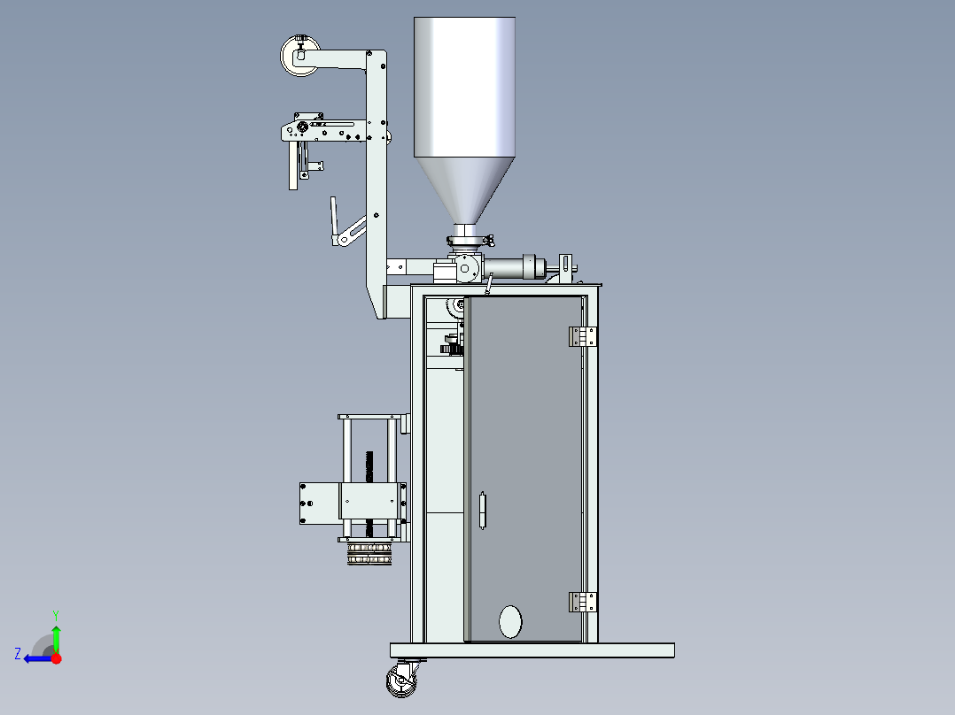 B3003419-包装机装袋机右视图