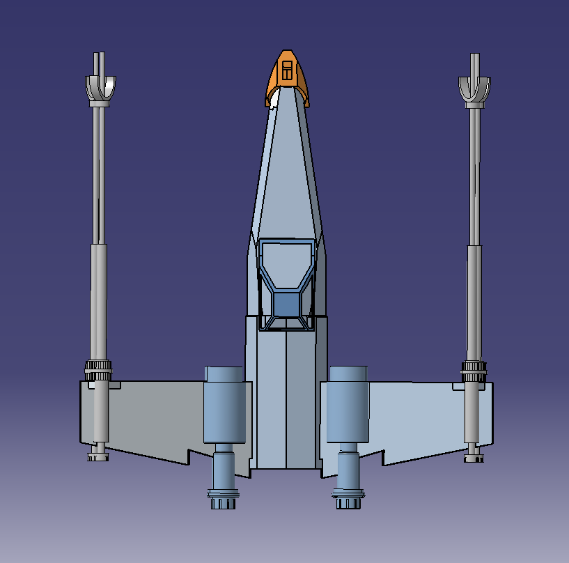 A2004204-星球大战“X翼星际战斗机”宇宙飞船