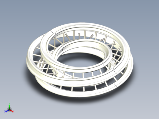 45根支撑杆的环