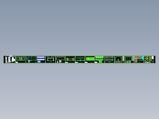某带32吨和20吨吊车厂房建筑结构图