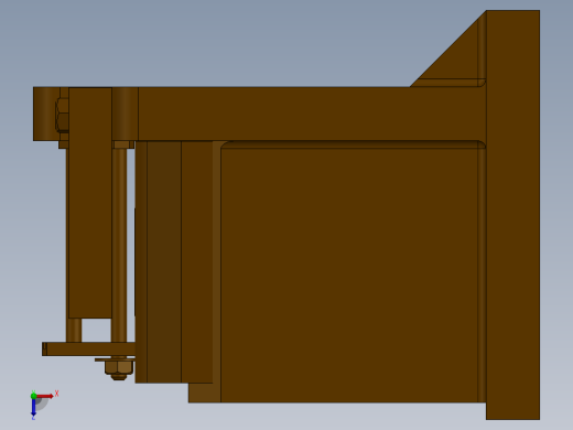 尾座体（支架B）加工工艺及钻斜面φ14孔夹具设计【含三维solidworks】【方案2.】俯视缩略图