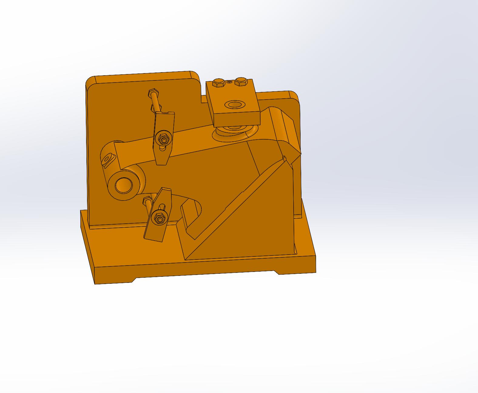 尾座体（支架B）加工工艺及钻斜面φ14孔夹具设计【含三维solidworks】【方案2.】
