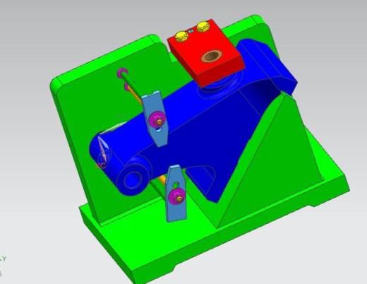 尾座体（支架B）加工工艺及钻斜面φ14孔夹具设计【含三维solidworks】【方案2.】缩略图