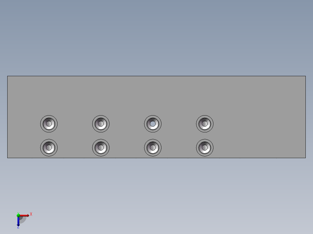LXYC-BOSS 阀块俯视图