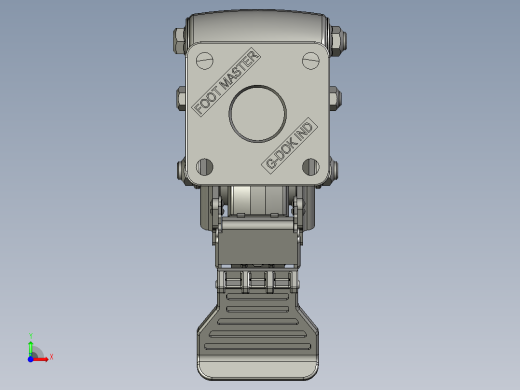 GDS-130-BSF脚轮前视缩略图