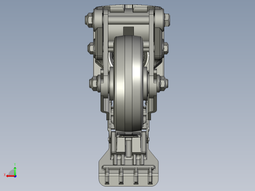 GDS-130-BSF脚轮后视缩略图