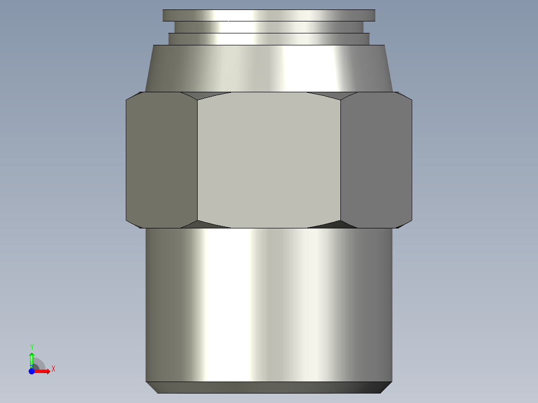 气动接头G1_2-12前视图