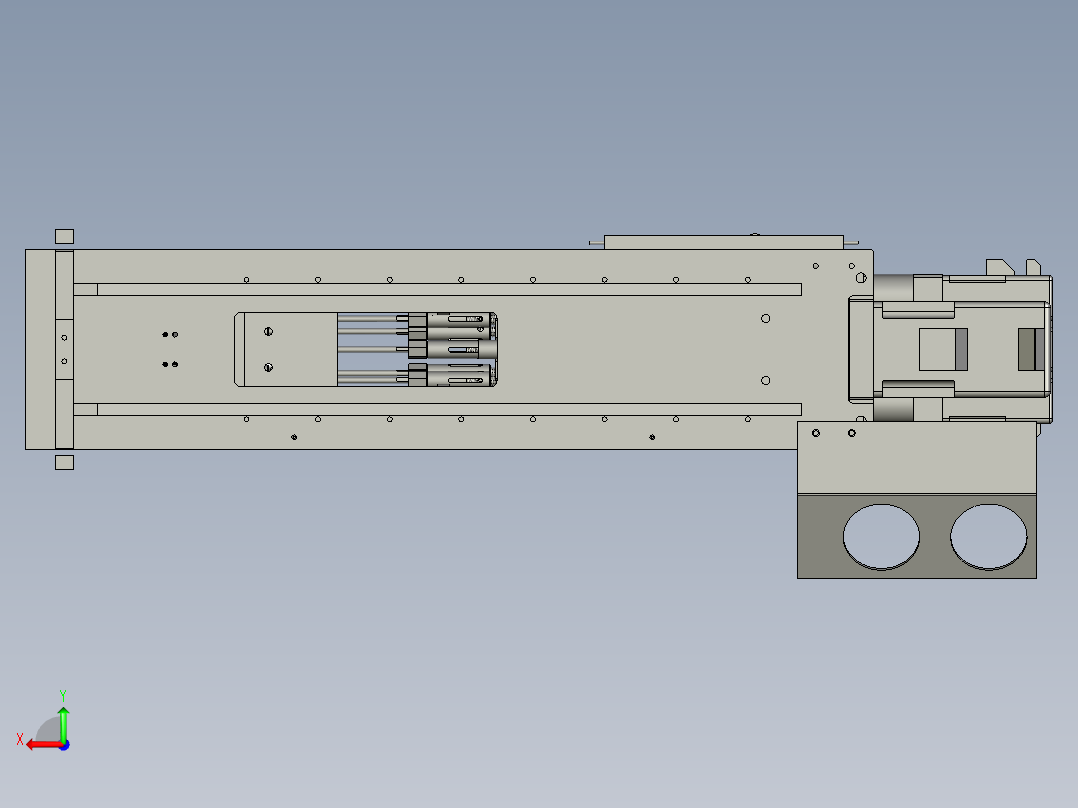 401锁螺丝模组-dtk后视图