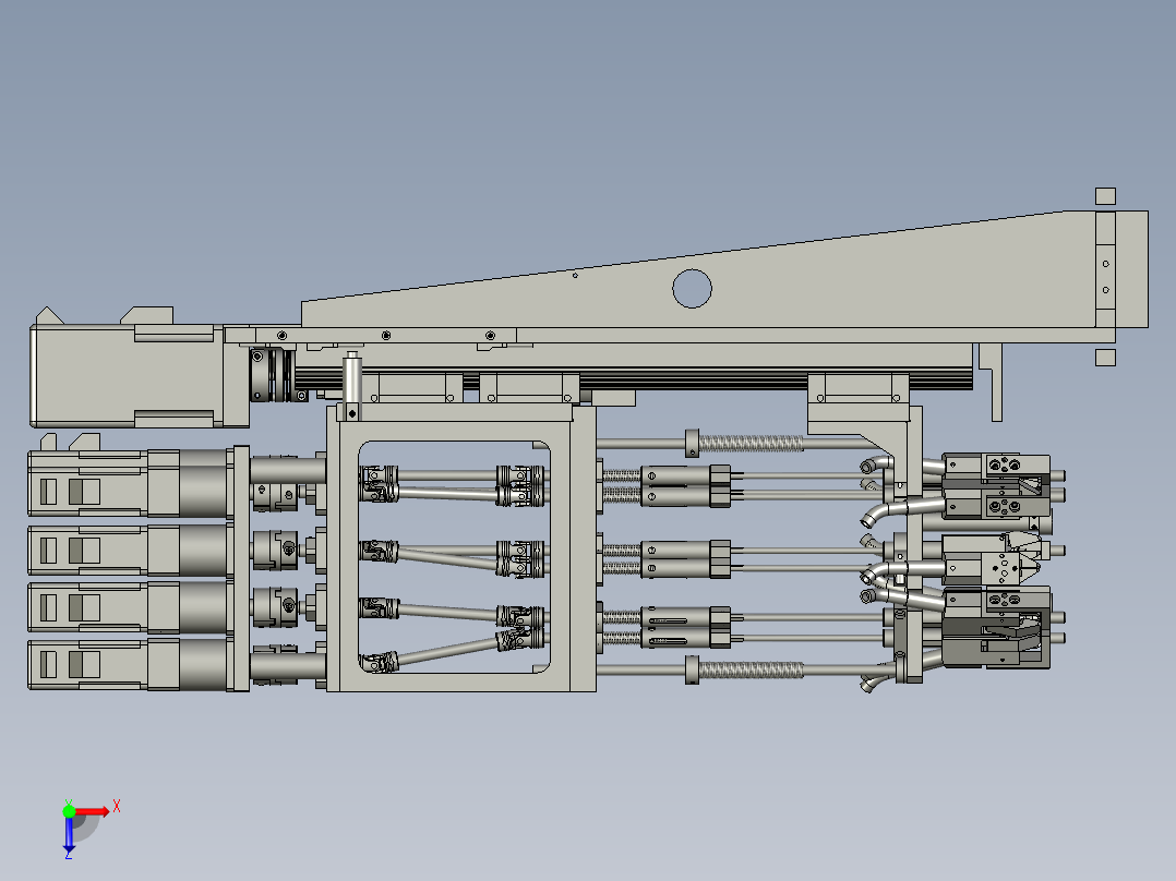 401锁螺丝模组-dtk俯视图