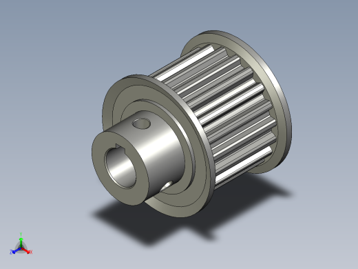 LE-T5-B轻载传动一般同步带轮AW20T5200-B-N10