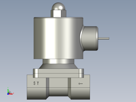 P127-电磁阀2W-160-15DC24V前视缩略图