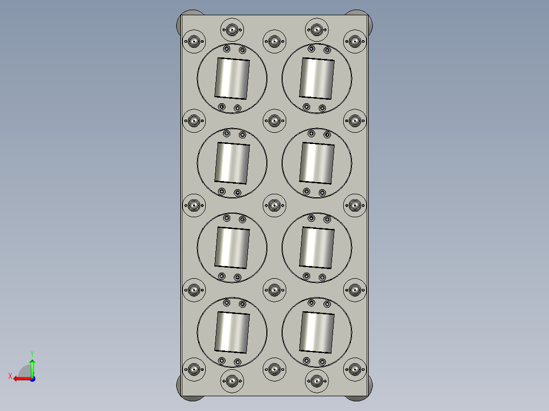 物流快递包裹分拣设备后视图