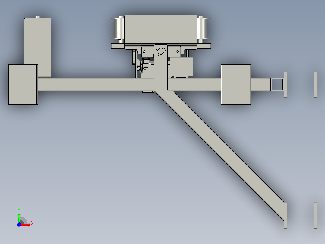 储料系统前视图