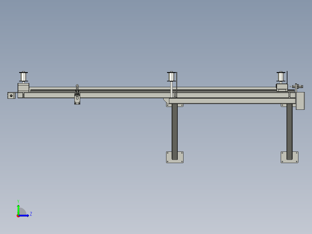 储料系统左视图