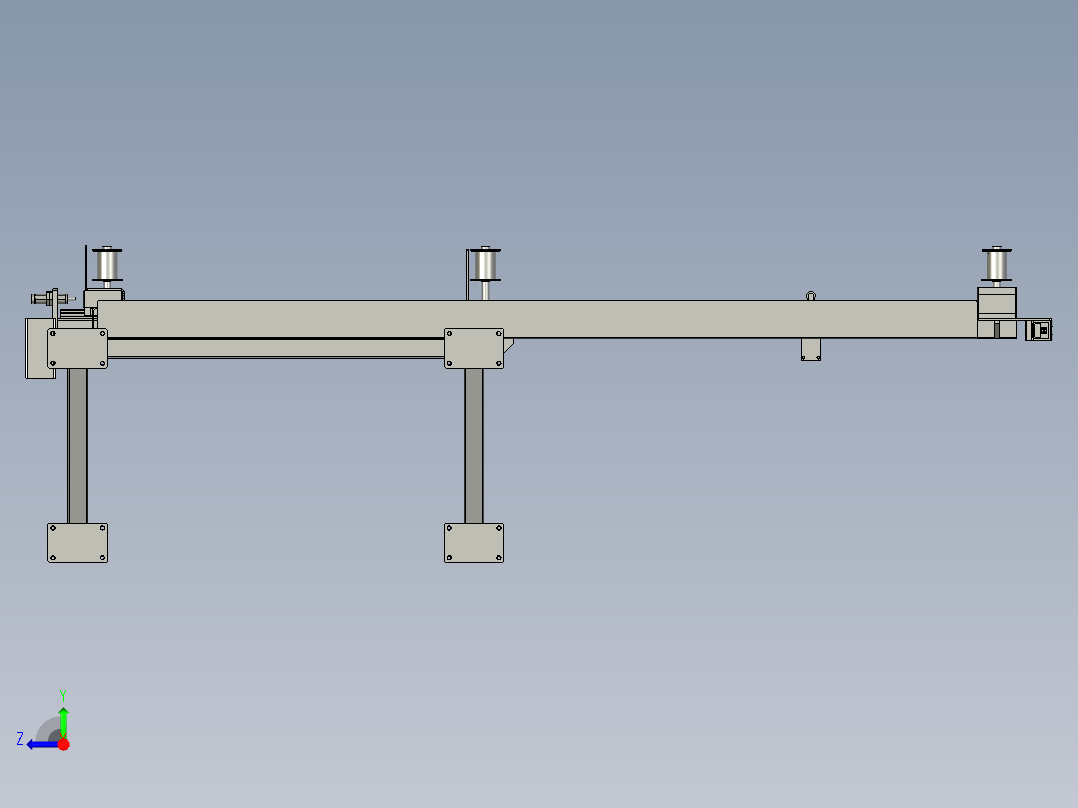 储料系统右视图