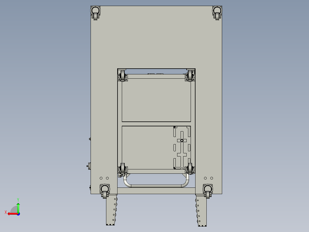 OPP上下料机后视图