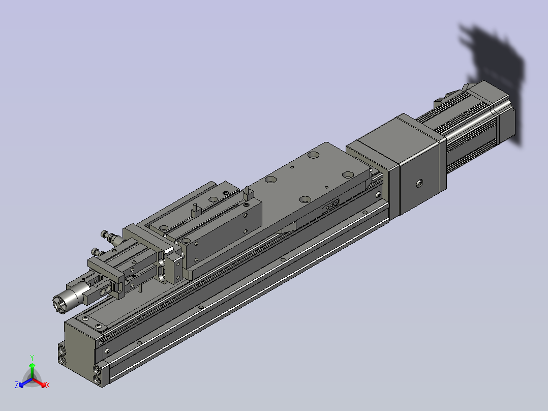 下套筒机械手主视图