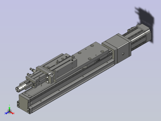 下套筒机械手正等轴测缩略图