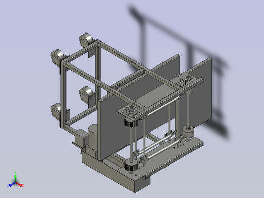 YZ-2-SJ(收料架装配体)正等轴测缩略图