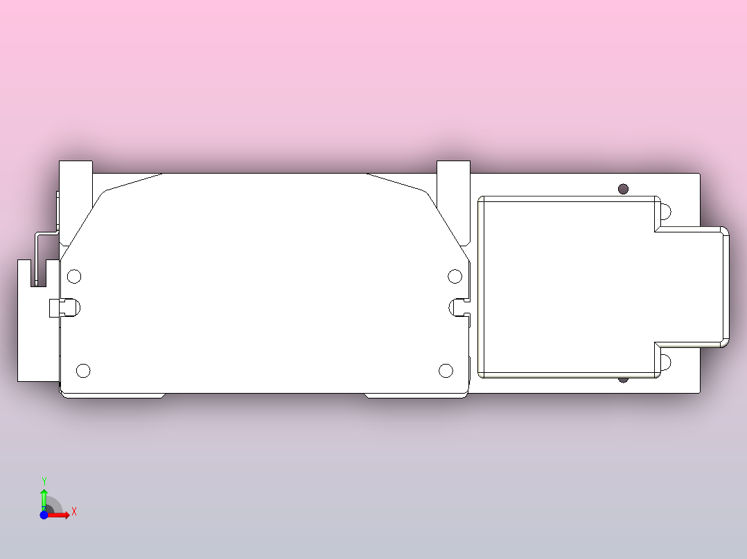 MTH13标准螺杆滑台[MTH13-L#-800-BR-P20-C3]前视图