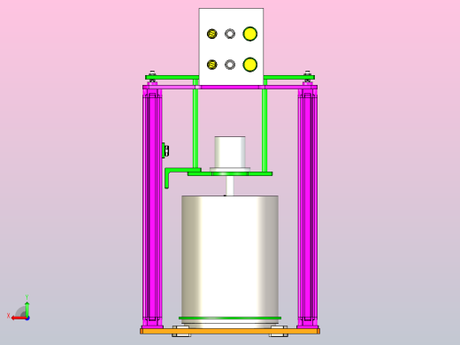 双立柱油脂加注机3D图纸泵体模型后视缩略图
