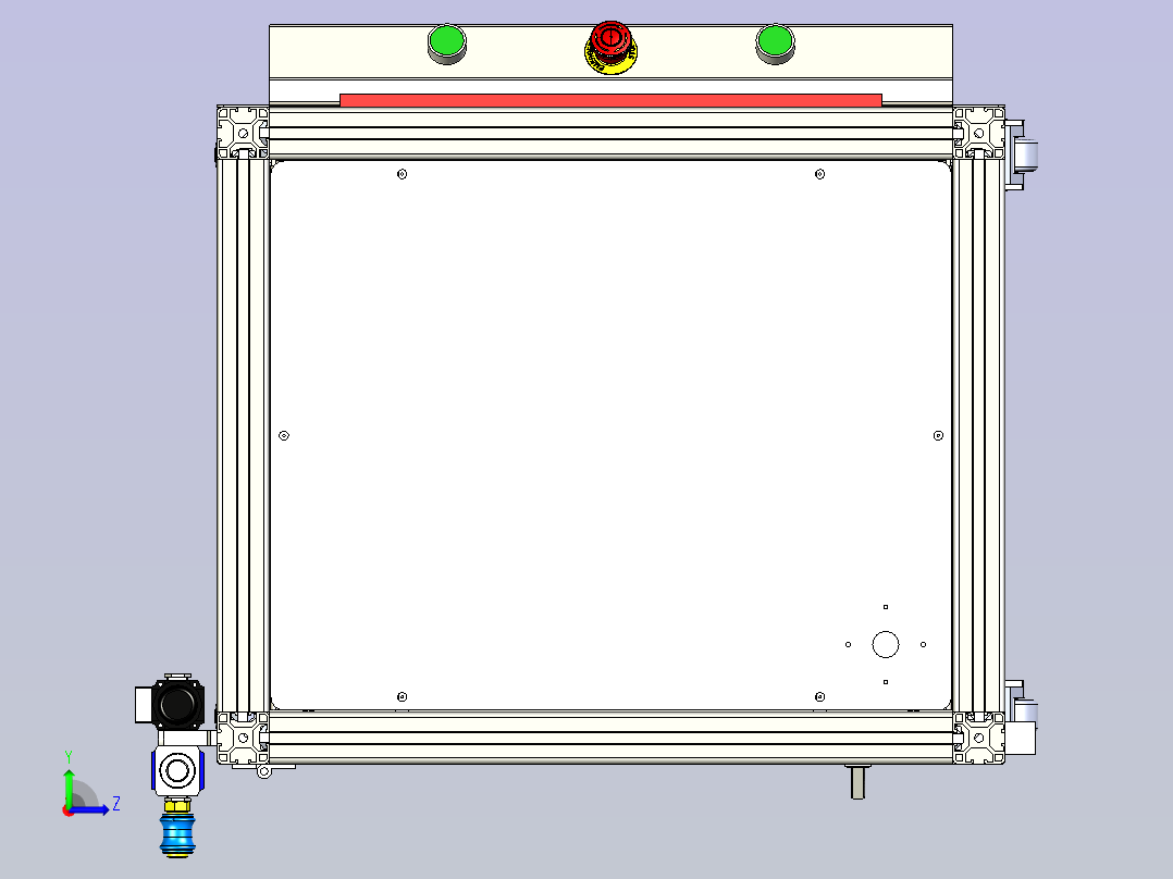 9603传动系统测试仪左视图
