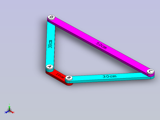 相邻的双等距曲柄正等轴测缩略图