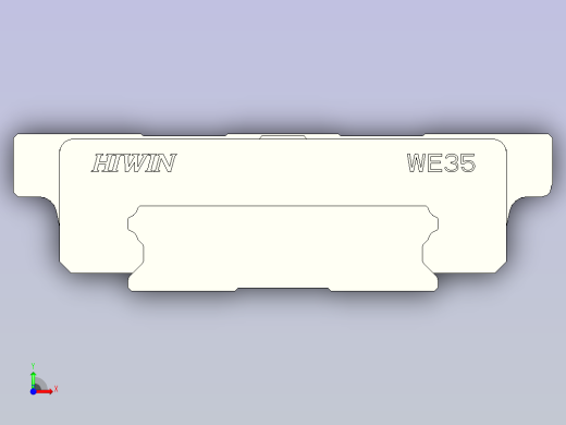 HIWIN上银线性导轨-WEW35CC1R200前视缩略图