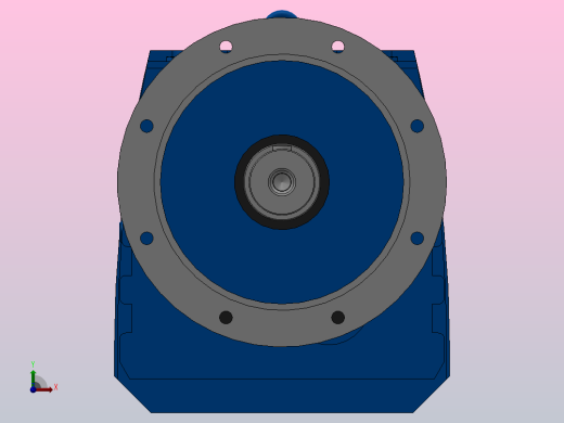 RF137R77法兰轴伸式组合型斜齿轮减速机RF137R77-Y4-4P-112M-M1-0°-Φ450前视缩略图