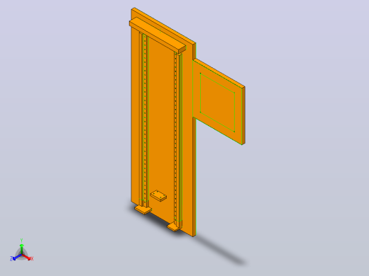 悬臂式液压加压固化工装脱模（0.8KN）（UG+CAD+说明书）