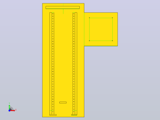 悬臂式液压加压固化工装脱模（0.8KN）（UG+CAD+说明书）前视缩略图