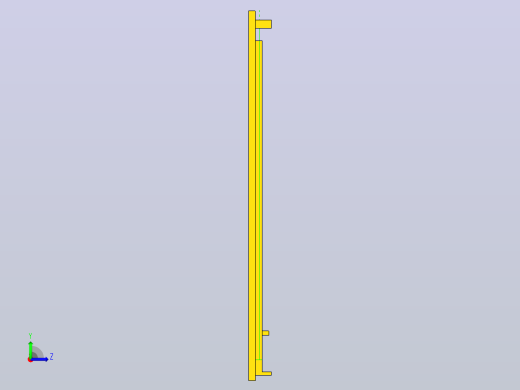 悬臂式液压加压固化工装脱模（0.8KN）（UG+CAD+说明书）左视缩略图