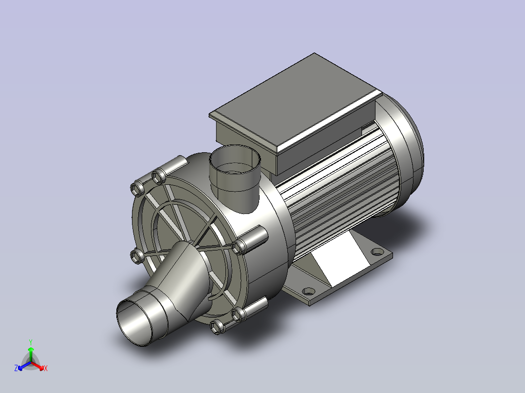 WTC系列泵业_WTC200正等轴测图